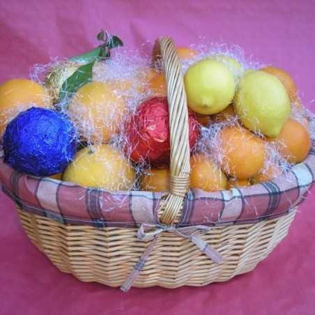 Cesta Especial Ecológica: Naranjas 7 kg Mandarinas 3 kg -10 Kg y Limones 3 u