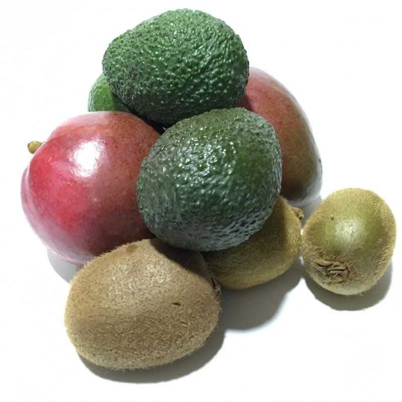 Kiwis, Mangoes, Avocado"Hass" 5 kg