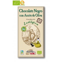 Chocolate Negro 73% Cacao con Aceite de Oliva 100g Bio