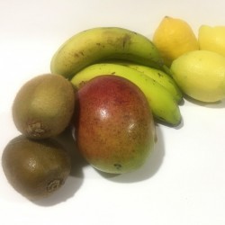 Kiwis, Mangos, Limones, Plátanos de canarias  5 kg