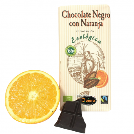 Dark Chocolate 56 % with Organic Orange 100 g
