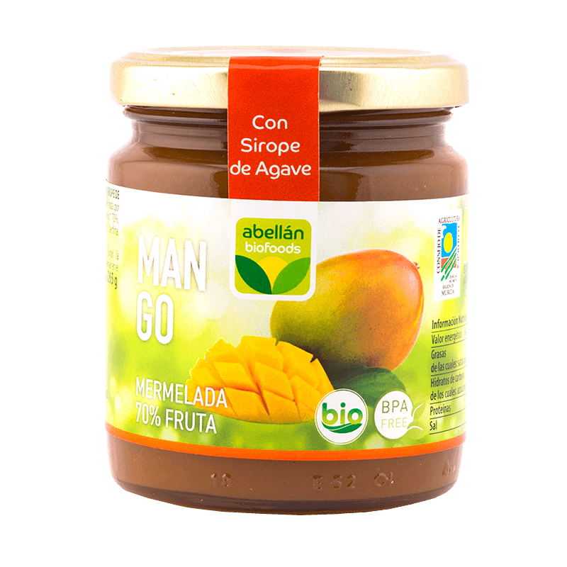 Bio-Mango-Marmelade mit Agavensirup 265 g