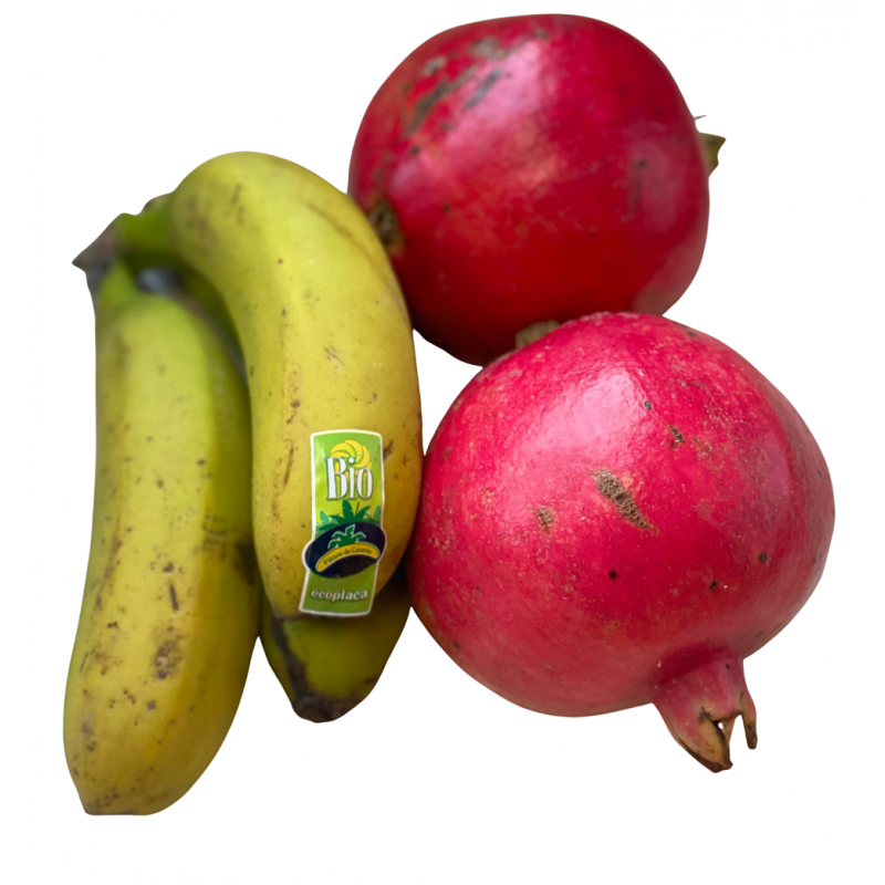 Plátanos Ecológicos y Granadas Ecológicas - 5 Kg