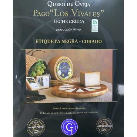 Cured Sheep's Cheese with raw milk (Gold Medal) (queso cuña)