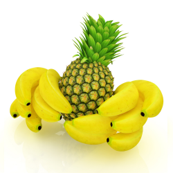 Pineapple and Bananas from...