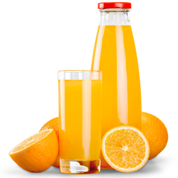 Orangen-Saft (Glasflasche)